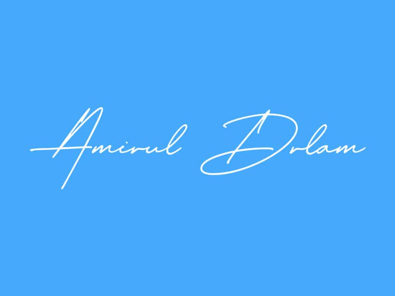 Signature Logo Design portfolio project 4